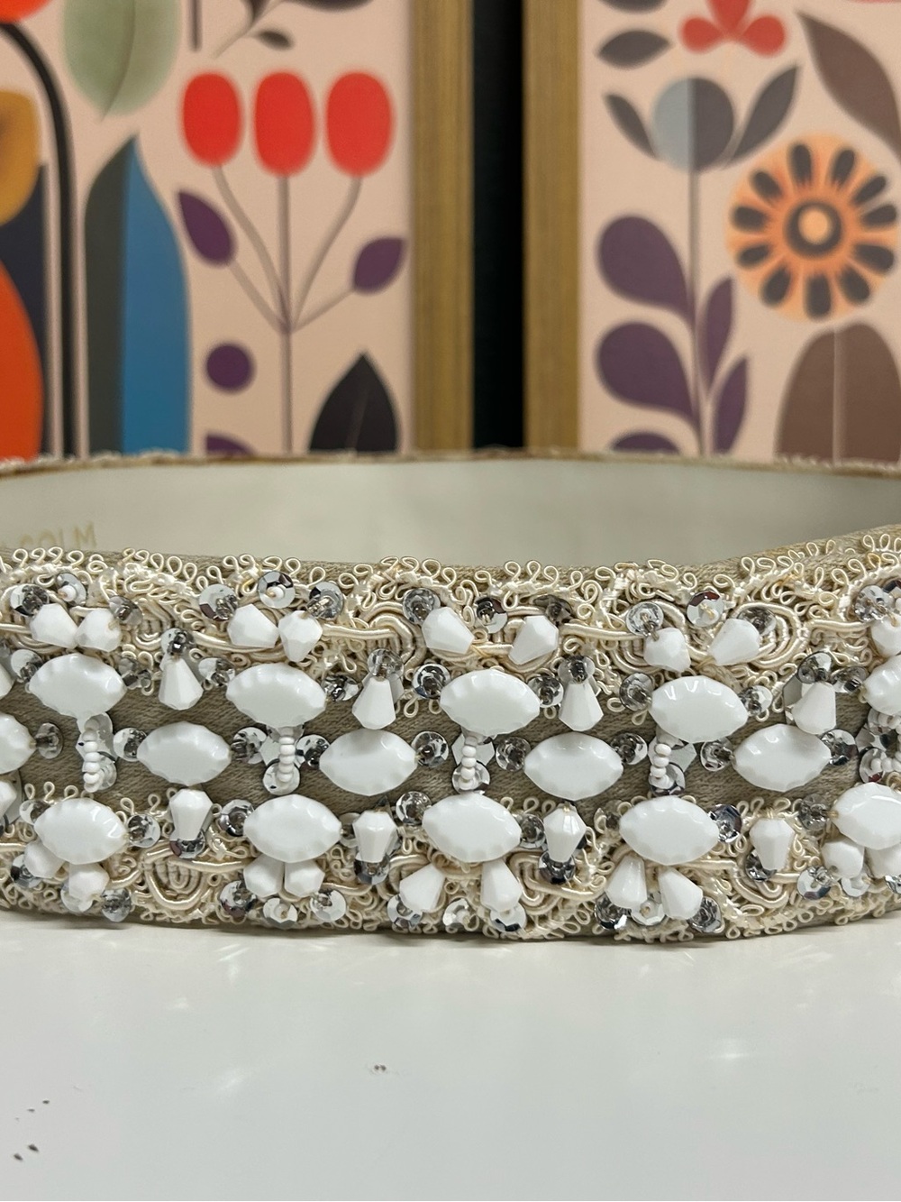 Unbelievable! 1960’s Malcolm Starr beaded leather belt in fantastic condition